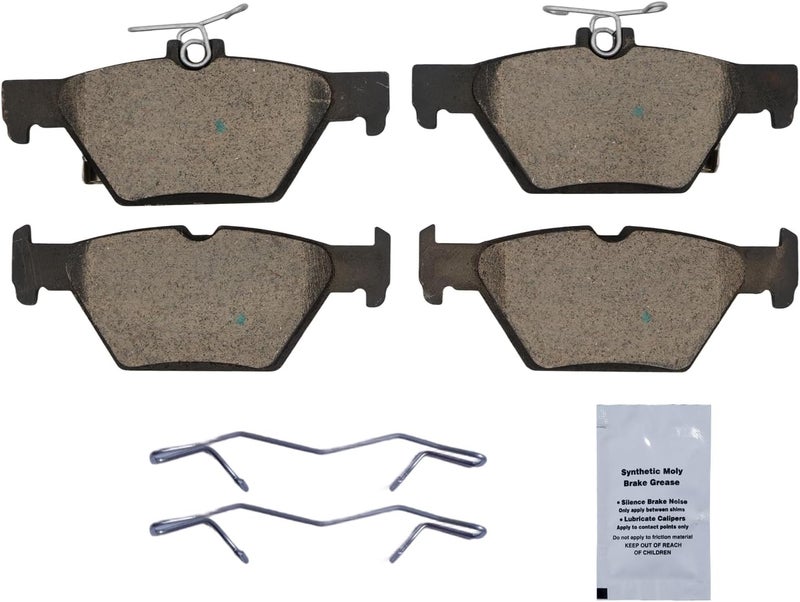 HUSCH D1808 Rear Ceramic Brake Pads Kit Fit For Subaru Ascent 2019-2023, For Crosstrek 2019-2023, For Forester 2019-2023, For Legacy 2015-2023, For Outback 2015-2023, For WRX 2016-2022 - Image 2